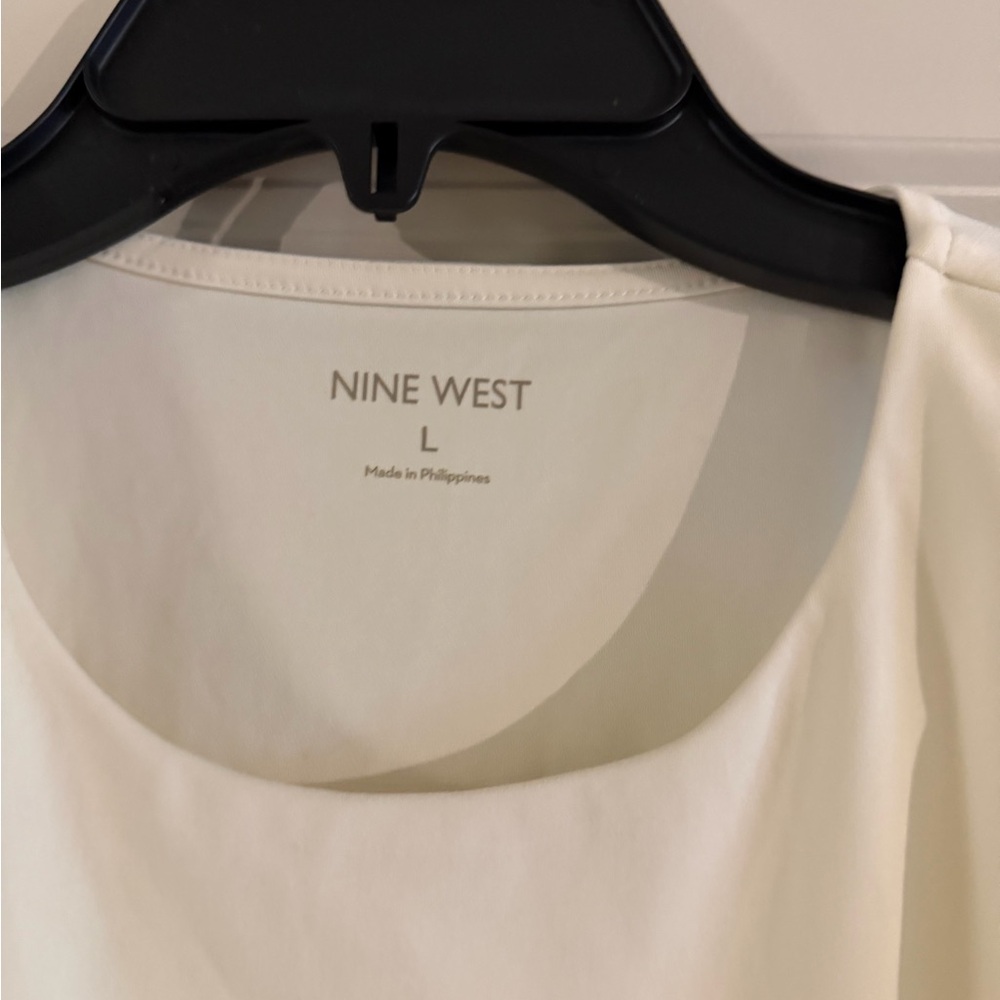 nine west white bodysuit - Picture 3 of 4